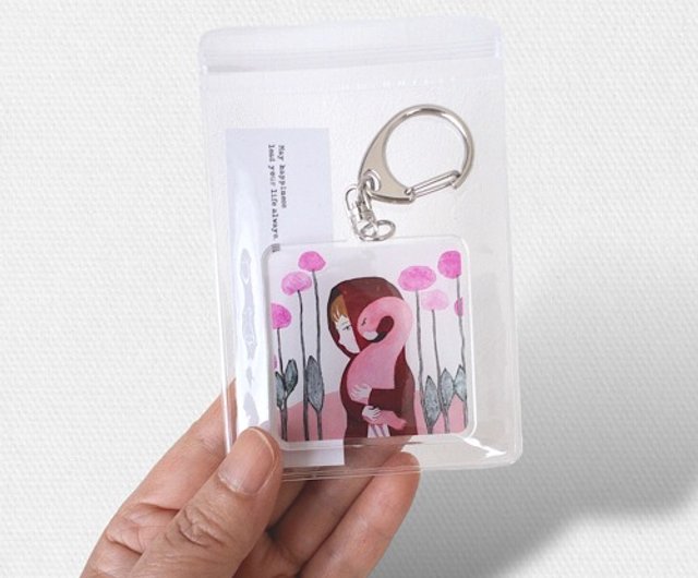 Ib アクリルキーホルダーコレクション ※箱は畳みます EmST 鈴木セイゴ個展「新版」 千社札風アクリルキーホルダー