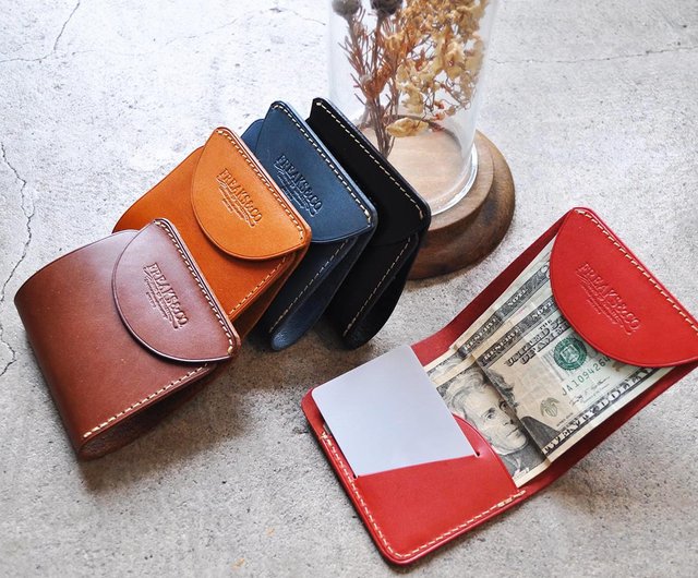 Leather Money Organizer Pouch, Leather Card Organizer