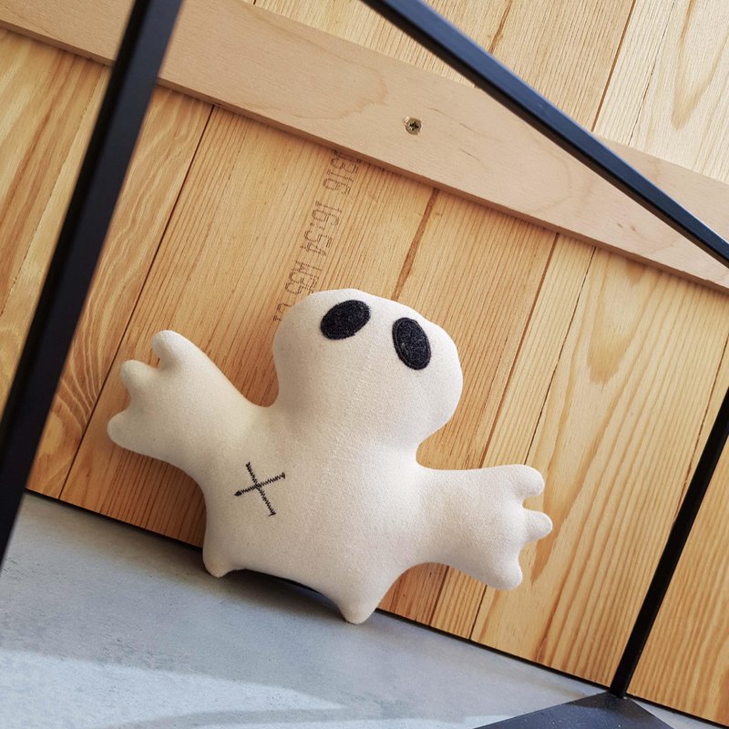 white ghost sewing pattern pdf tutorial in english halloween doll pattern - 手工藝教學/工具書 - 其他材質 