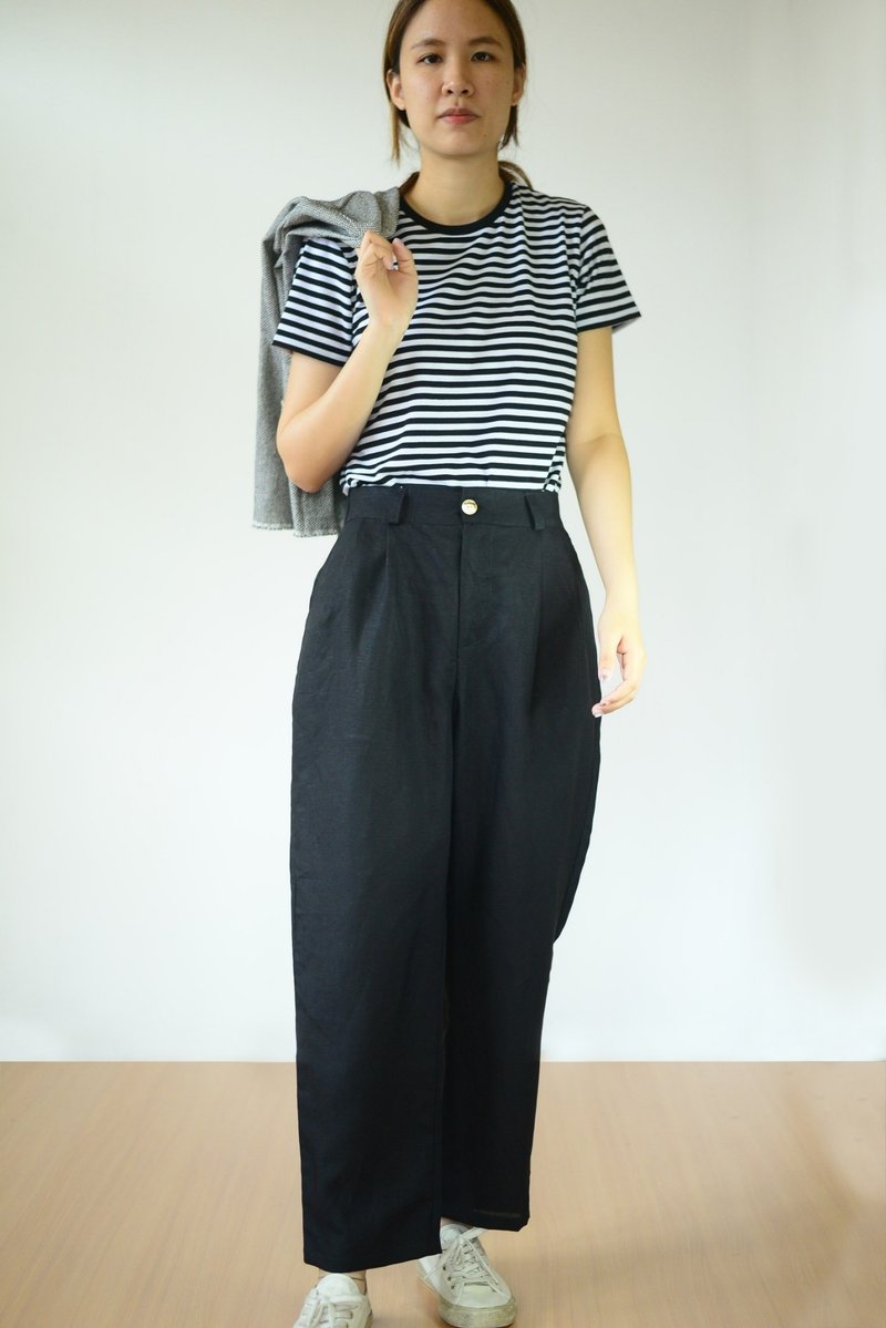 Baggy-vintage pants - Women's Pants - Linen 