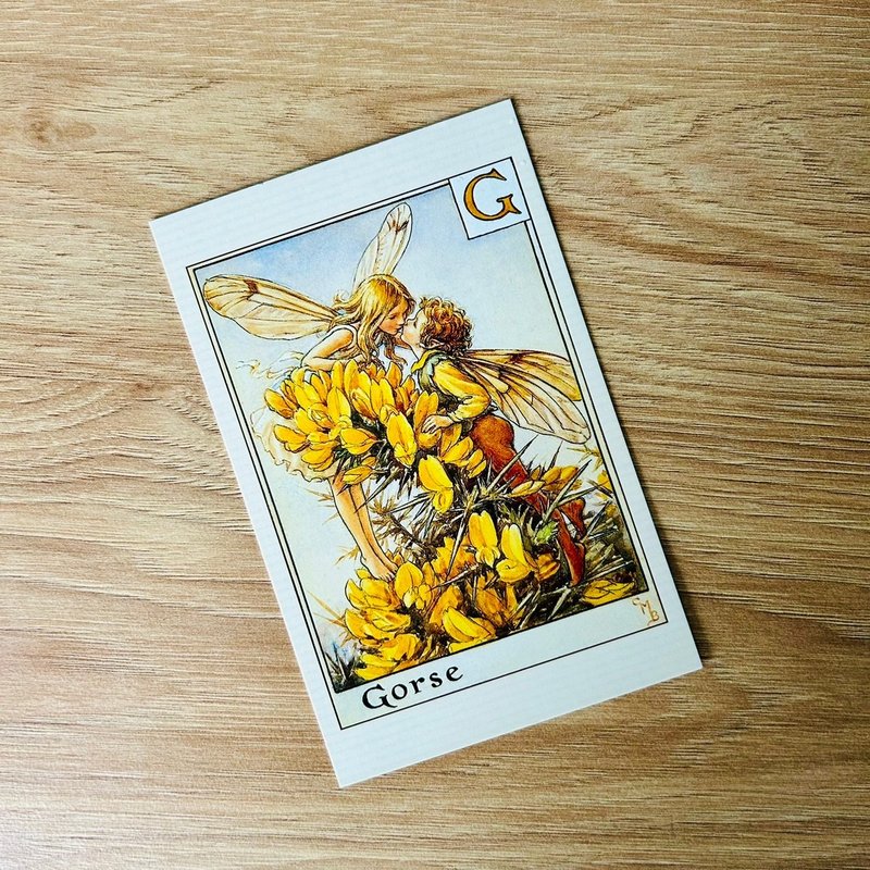 花仙子 字母系列 經典明信片 - Gorse - 卡片/明信片 - 紙 
