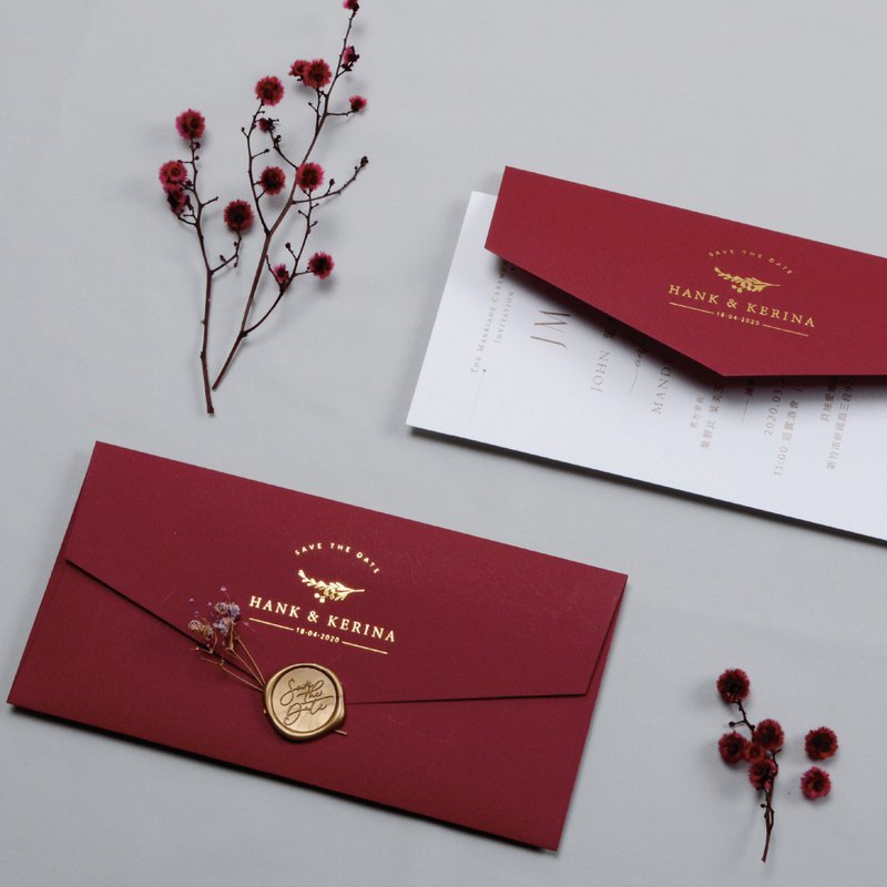 European [Nordic red] envelope | wedding invitation envelope | plain blank envelope 20 into - Envelopes & Letter Paper - Paper 