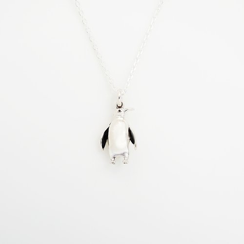 Angel & Me 珠寶銀飾 3D 可愛 企鵝 penguin s925 純銀 項鍊 生日 聖誕節 情人節 禮物