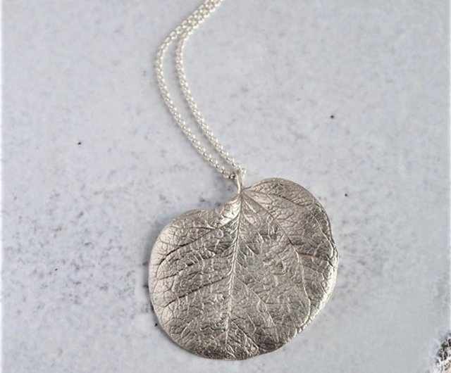 Eucalyptus leaf necklace {P073SV} - 設計館ateliersimo 項鍊- Pinkoi