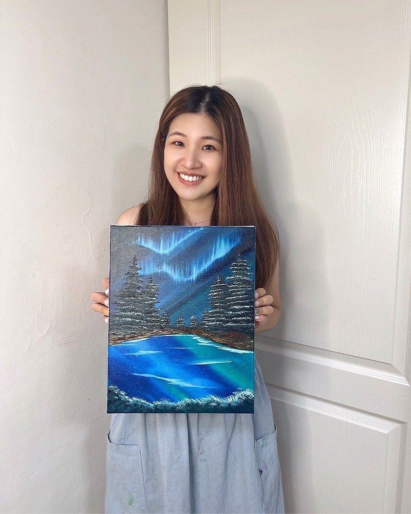 【experience】 Beginner oil painting - Illustration, Painting & Calligraphy - Cotton & Hemp 