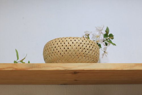 Thread 樣專用 竹籃子？ 竹製物 2 點 花器 古美術 Thread 樣專用 竹籃子？ 竹製物 2 點 花器 古美術（竹篾籃- Top
