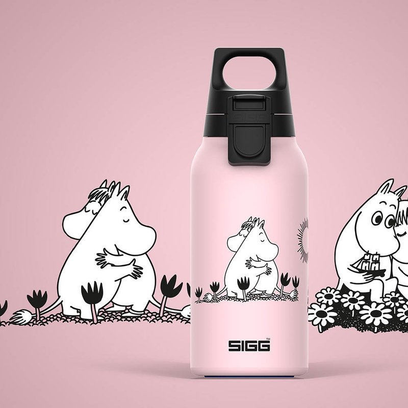 Swiss Centennial SIGG x Moomin Lightweight Thermos 330ml - Lurumigoni - กระบอกน้ำร้อน - สแตนเลส สึชมพู