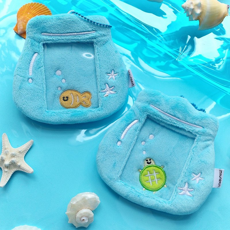 Yuguoshan original fish tank plush card holder pendant ins Polaroid star chasing idol small card protective cover bag hanging - Other - Other Materials 