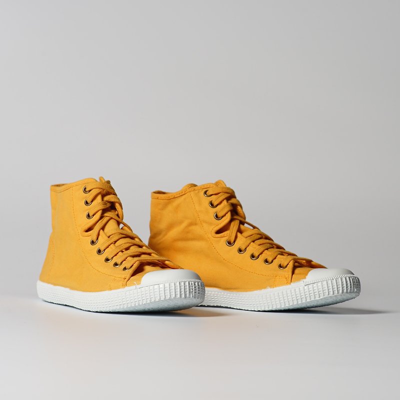 CIENTA Canvas Shoes 61997 64 - Women's Casual Shoes - Cotton & Hemp Yellow