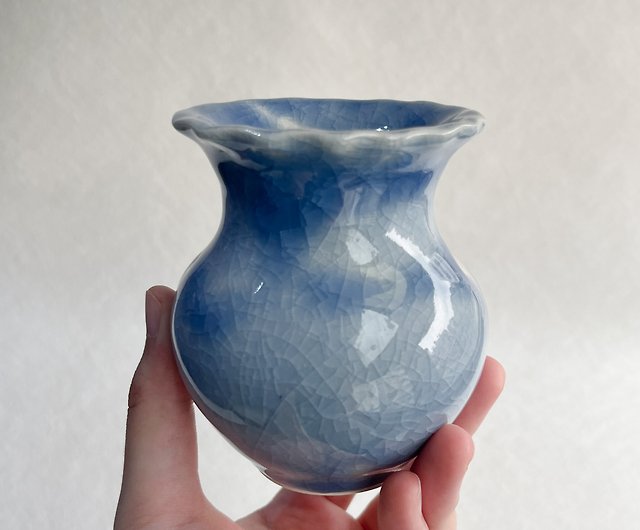 花入 花瓶 陶芸 手作り陶器 - ショップ ツーもち-陶磁器 花瓶・植木鉢