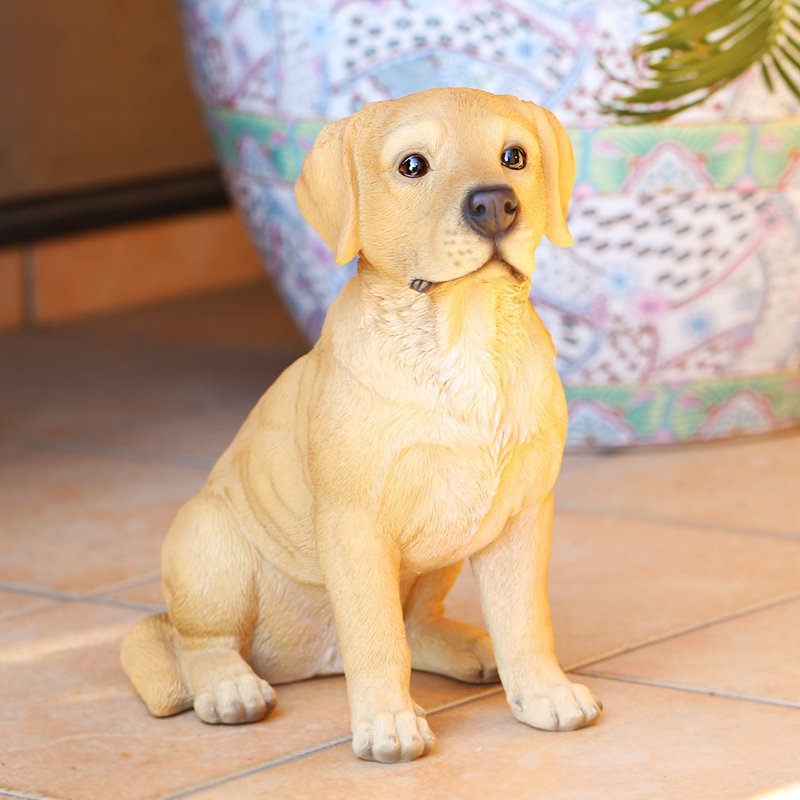 デバリエ ca147【正規品】犬の置物 ラブラドール レジン製 ギフト 最適なプレゼント - 擺飾/家飾品 - 樹脂 咖啡色