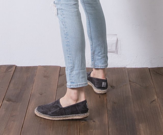 Toms black washed canvas women's espadrilles sale