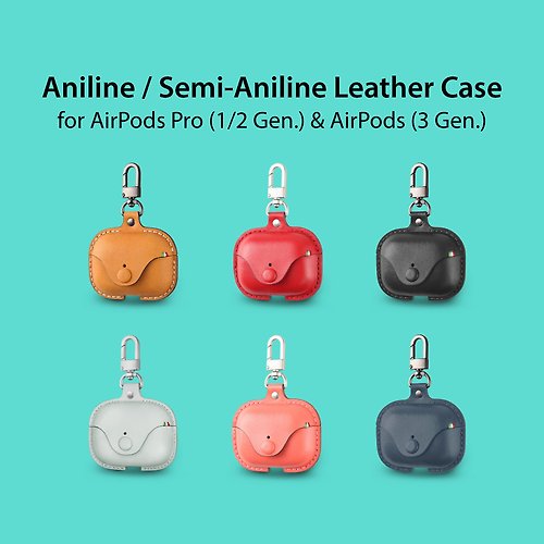 COZI - Leather Case Leather Pouch for AirPods Pro 1/2 & AirPods 3 generation  - Shop COZI Official Online Store Headphones & Earbuds Storage - Pinkoi