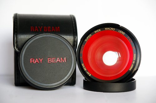 Russian photo RAY-BEAM I.R.Series Super wide macro lens 0.42x 46mm AF Japan with case and caps