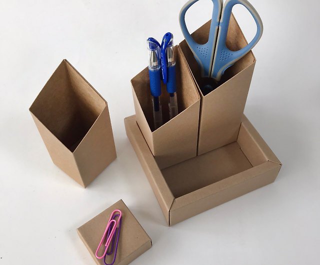 cardboard pencil holder
