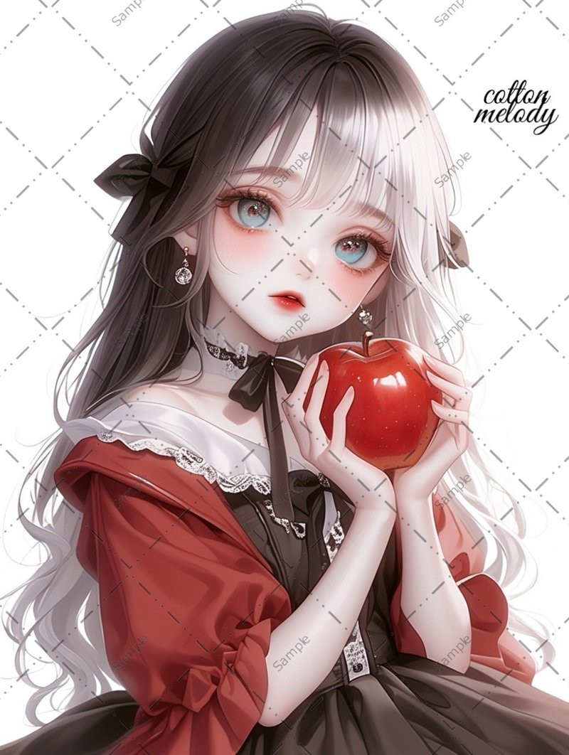 original sticker no.1213 人物ステッカー オリジナルステッカー 人物ステッカー 女の子ステッカー オリジナル人物ステッカー - 貼紙 - 紙 