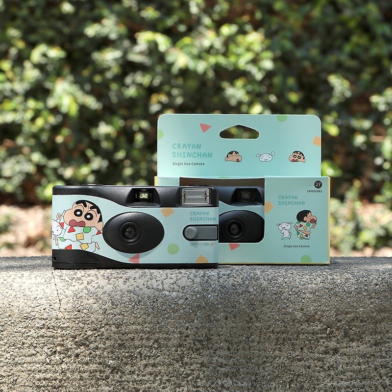 蠟筆小新即可拍相機 睡衣系列-iso400 可拍攝27張 底片相機 膠捲 - 相機/拍立得 - 其他材質 多色