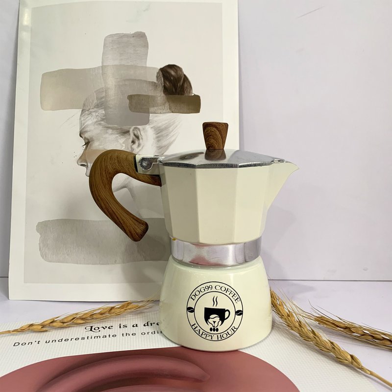 【Coffee Shop系列】意式咖啡壺 手沖咖啡壺 咖啡機 咖啡店訂製產 - 保溫瓶/保溫杯 - 不鏽鋼 多色