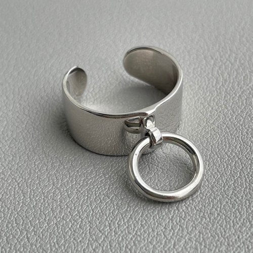 kiitos silver925 バックル デザイン ring / S925リング 指輪 / SV925 Sterling silver 戒指 可調環 純銀戒指 男女通用的