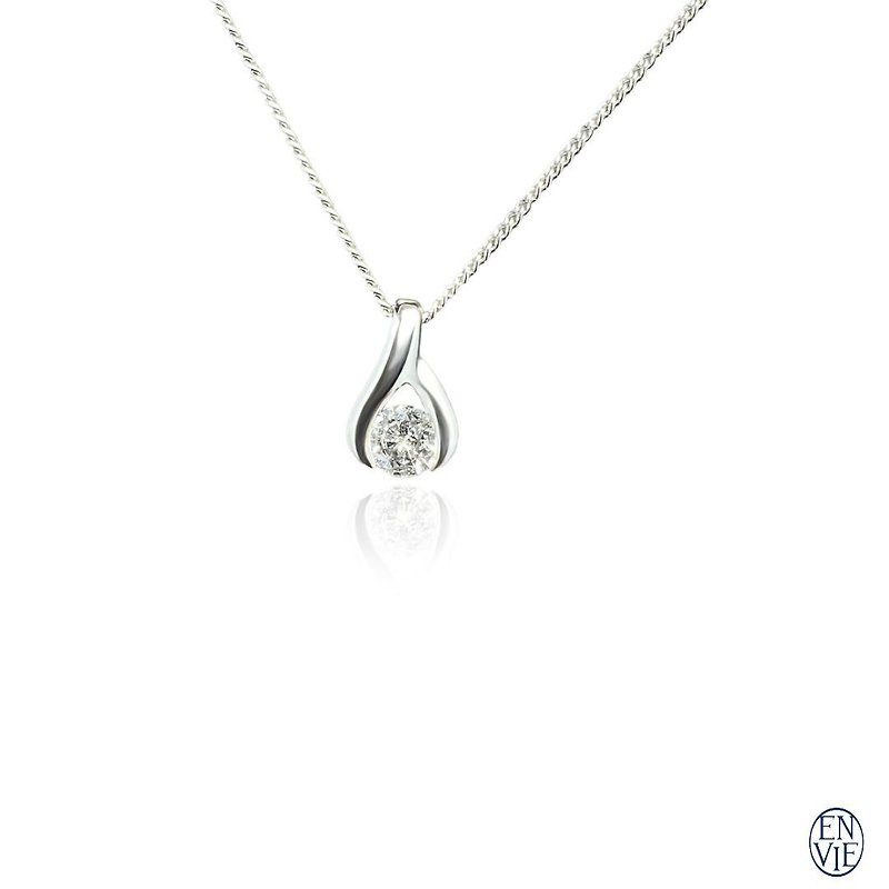 Platinum Diamond Necklace Platinum Diamond Necklace - Necklaces - Precious Metals 