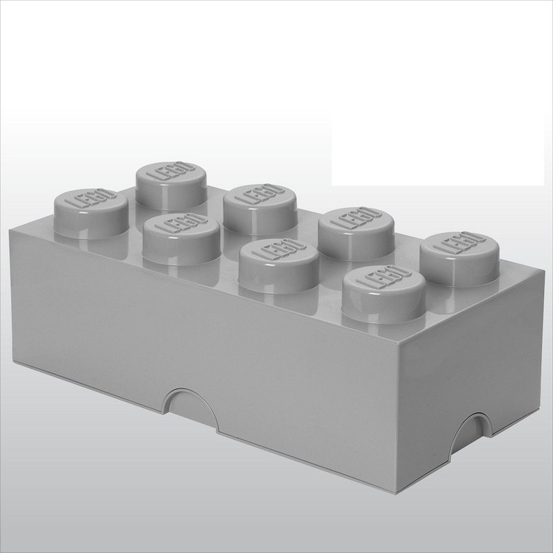 Room Copenhagen 樂高 LEGO 8凸收納盒-灰色(40041740) 送禮 畢業 - 居家收納/收納盒/儲物盒 - 其他材質 