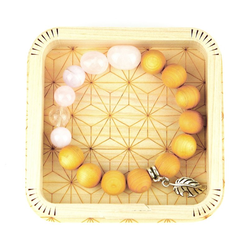 七輪調和手串/阿魯沙水晶/天然/水晶手鏈/能量石/原生態102151 - 手鍊/手環 - 水晶 多色