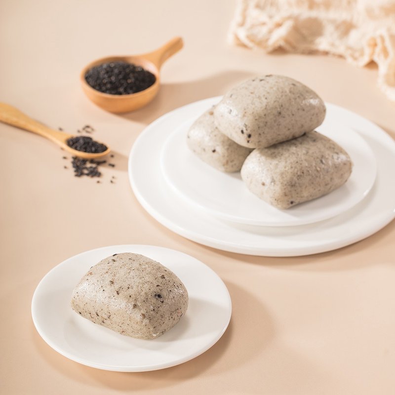 Meiji Mantou Sesame Rice Fragrant Sugar-Free Rice Mantou 6pcs in a box - Other - Other Materials Yellow