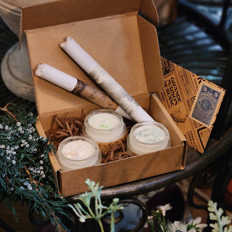 =Gift Box= Full range of small-capacity mineral candles/ Yana Candle - เทียน/เชิงเทียน - ขี้ผึ้ง ขาว