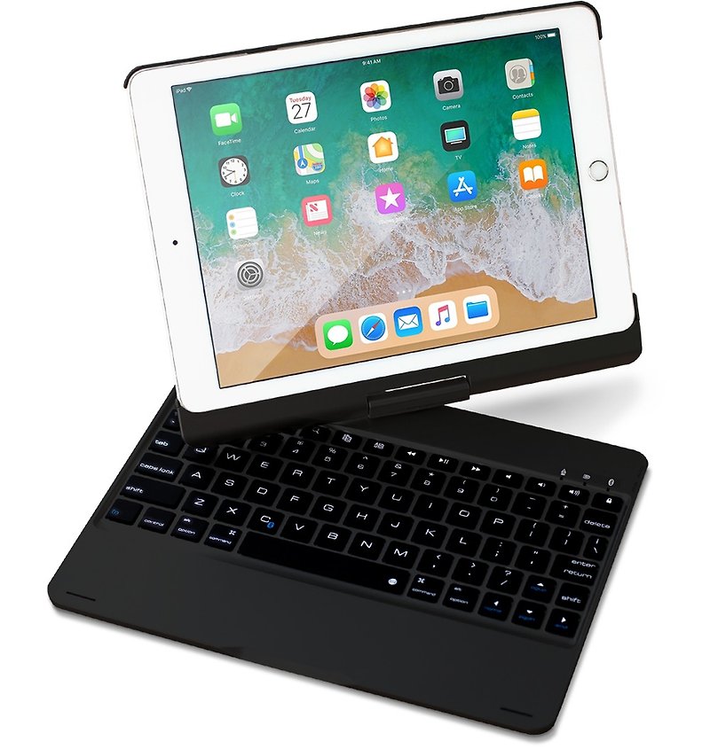 限定公開 - GREENON 鍵盤保護套F8S 旋轉背光版 iPad Air2/Pro9.7 可旋轉背蓋 - 限定公開 - その他の素材 