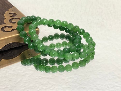 淳玉晶品坊 快速出貨 天然和田碧玉手鍊 隨意扣