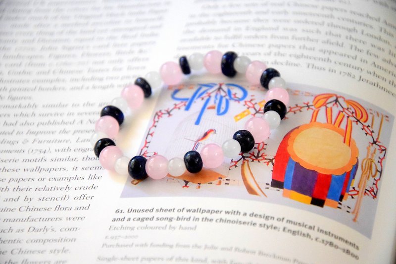 Pink & Blue Handmade Bracelet - Bracelets - Other Materials 