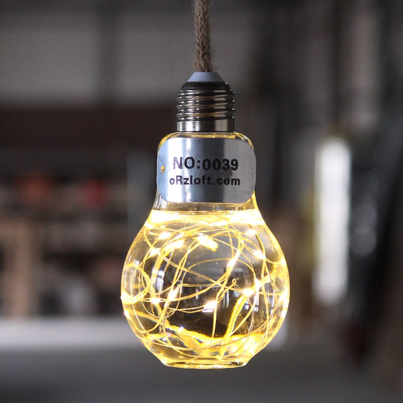 液体電球 小夜灯 カップル   結婚する ギフト - 照明・ランプ - ガラス 透明