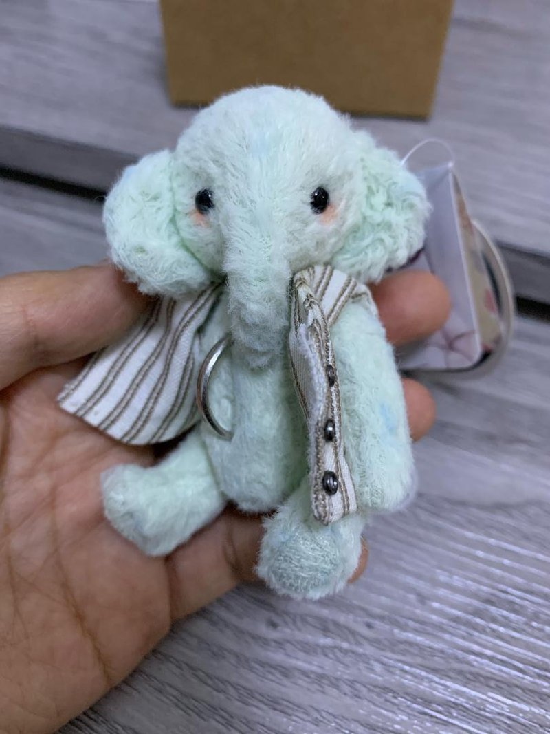 Handmade 戒指盒 藝術家泰迪熊 迷你熊 象 毛海 Teddy Bear - 戒指 - 其他人造纖維 