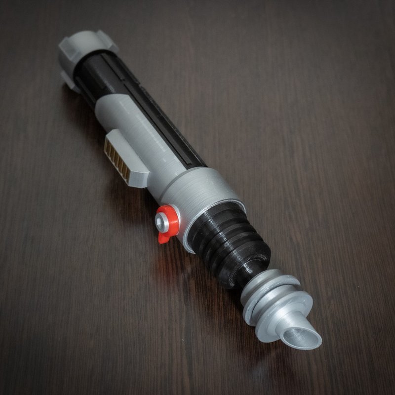Ezra Bridger second lightsaber hilt | Star Wars Cosplay Prop - 擺飾/家飾品 - 塑膠 銀色