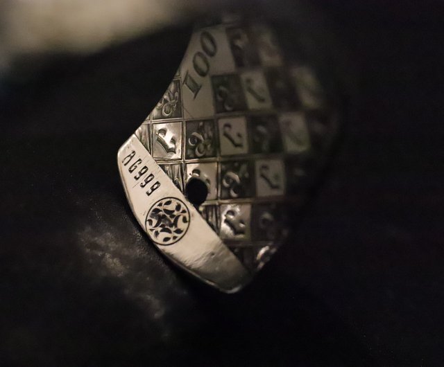 全体的なスターリングシルバー999100ドルxブレスレット