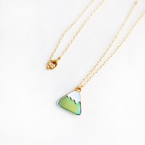 雅治設計 yajhih design 【卡片項鍊Card Necklace】日本款-富士山