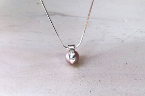 One Dimple 單窩 : 純銀 k金珠寶設計與訂製 未知圖騰珍珠項鍊 淡水珍珠 925銀
