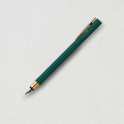 文聚 【Faber-Castell】NEO Slim 叢林綠 鋼筆-F尖 免費刻字