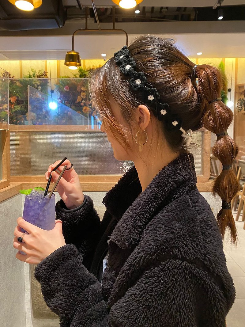 Japanese Braided Crochet Flower Headband - Simple Matching