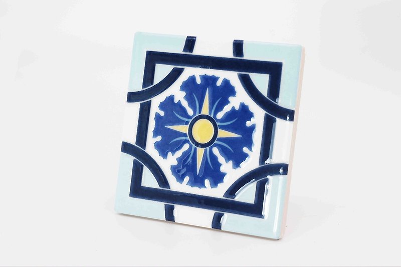 Taiwan Tiles---Pepsi Consensus (coasters, murals, tiles) new release - Coasters - Porcelain Blue