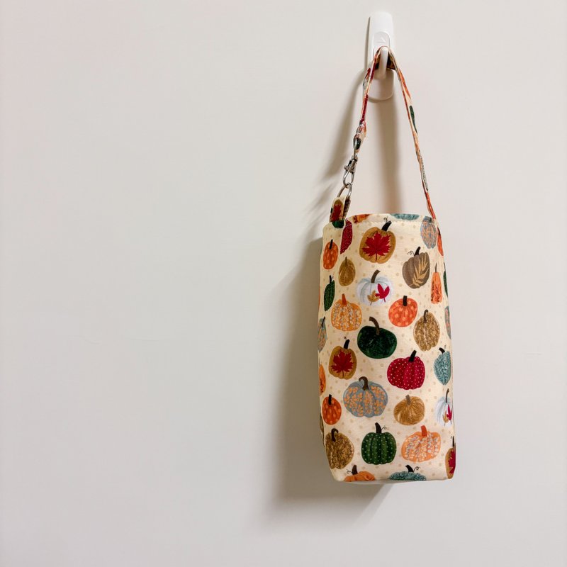 [Snowflake Pear] Autumn harvest handmade beverage bag/walking bag/environmental cup bag - อื่นๆ - ผ้าฝ้าย/ผ้าลินิน หลากหลายสี