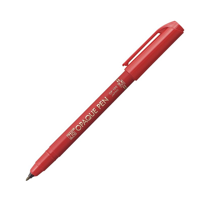 【Kuretake 日本吳竹】ZIG 菲林筆 M 1.2 - 其他書寫用具 - 塑膠 紅色