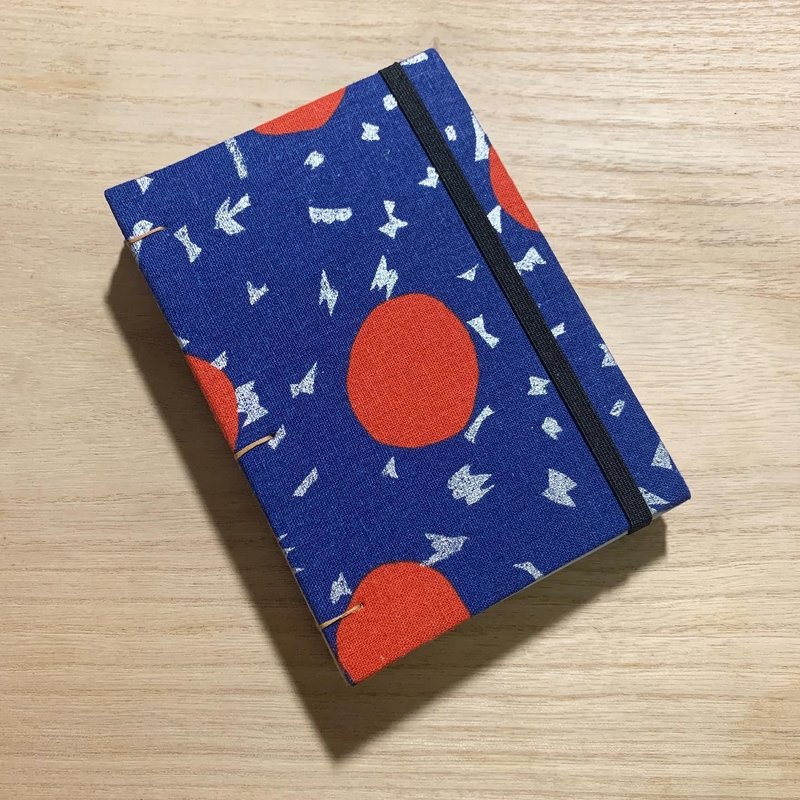 Red Sun - A6 Handmade Journal Book - สมุดบันทึก/สมุดปฏิทิน - กระดาษ 