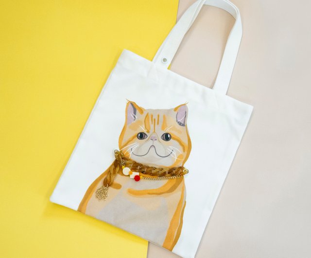 猫デザインのキャンバスバッグ 新品未使用 猫デザインキャンバストート トートバッグ｜Yahoo