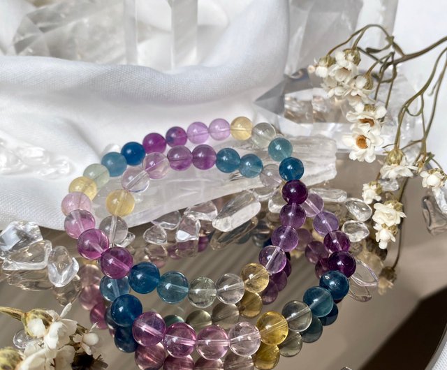 Bracelet Fluorite multicolore