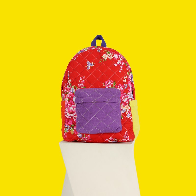 Backpack Red - Backpacks - Cotton & Hemp Red