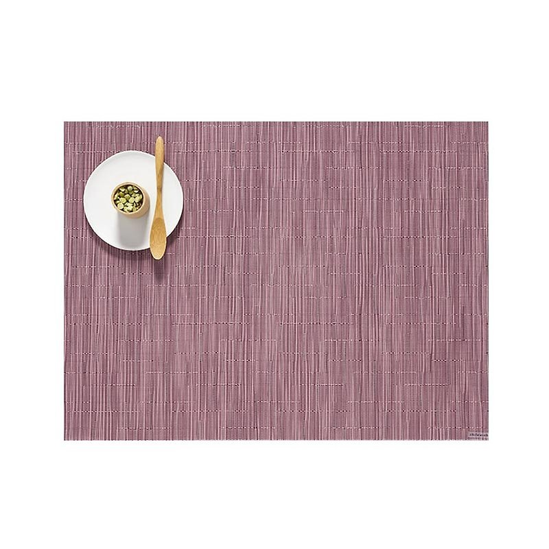 BAMBOO PLACEMAT IN RHUBARB (RECTANGLE) - Place Mats & Dining Décor - Plastic Purple