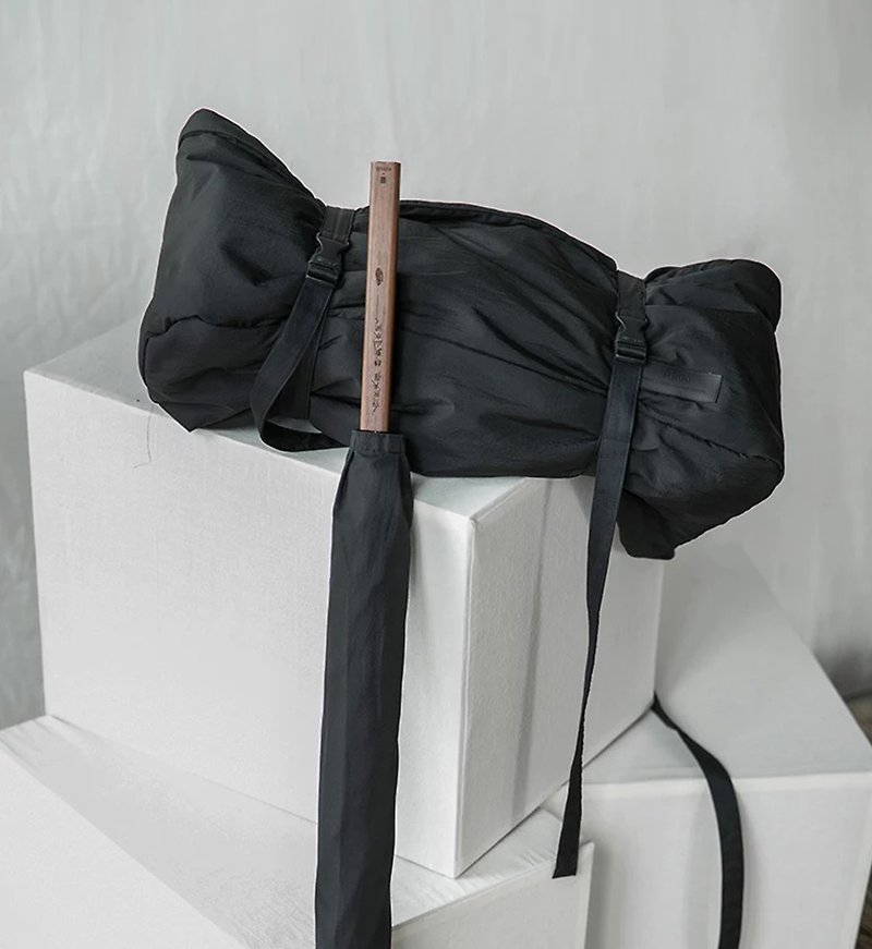 LISFORU UMBRELLA   Chivalrous man - Umbrellas & Rain Gear - Wood Black