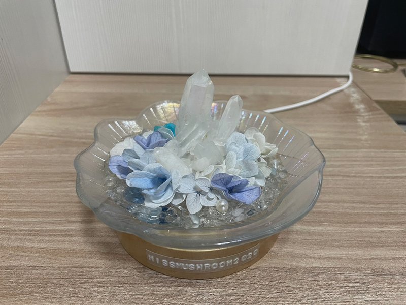 現貨 | 夏日微風貝殼小明燈 | 水晶 | 居家燈飾 - 擺飾/家飾品 - 水晶 藍色