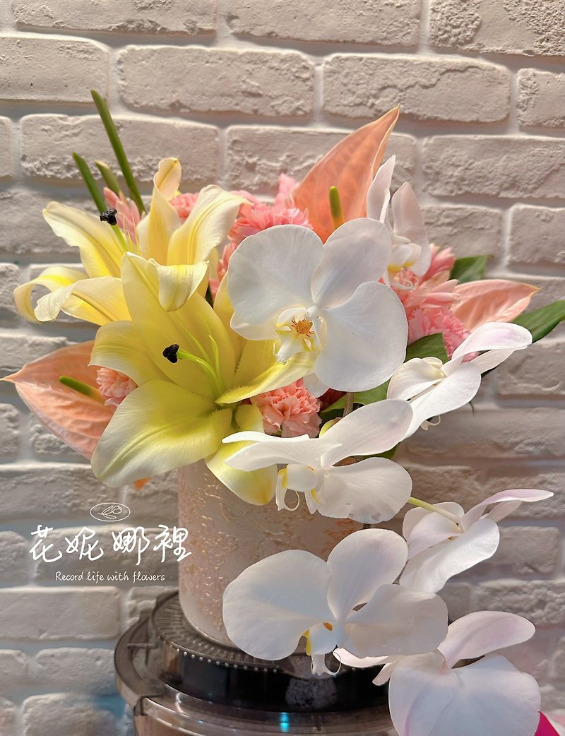 Zhiqing Flower Ceremony Potted Flowers - จัดดอกไม้/ต้นไม้ - วัสดุอื่นๆ หลากหลายสี